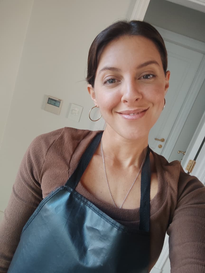 Belu trabajando